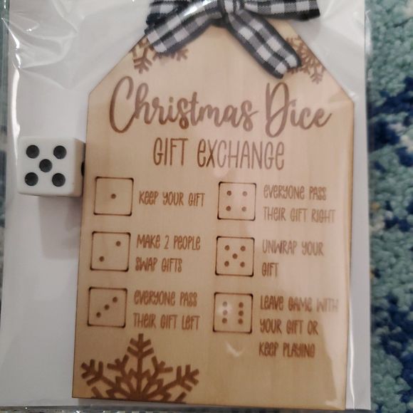 White Elephant game- Christmas Dice Gift Exchange - Picture 2 of 3